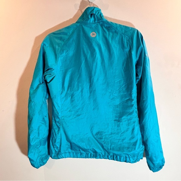 MARMOT Sz S Fleece Lined Multiple Pockets Windbreaker Cozy Pop of Colour Jacket - Picture 8 of 13